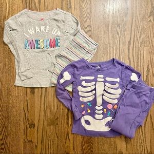 Carter’s girls 5T pajama sets